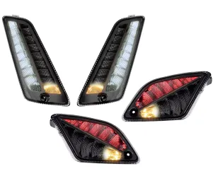 Knipperlichtset Voor Achter MOTO NOSTRA 2K22 (2019-2022) Dynamisch LED Volglicht Voorzijde Met Dagrijlicht en Achterzijde Met Positielicht Gerookt