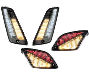 Knipperlichtset Voor Achter MOTO NOSTRA 2K22 (2019-2022) Dynamisch LED Volglicht Voorzijde Met Dagrijlicht en Achterzijde Met Positielicht Gerookt