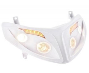 Koplamp Peugeot Speedfight 2 - Audi LED - Wit