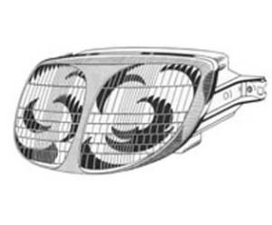 Koplamp Piaggio Typhoon