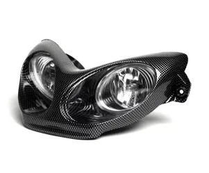 koplamp  BGM next generation  mbk nitro (yq50/l, 2 takt), yamaha aerox (yq50/l, 2 takt)   carbon stijl