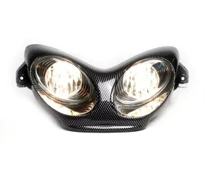koplamp  BGM next generation  mbk nitro (yq50/l, 2 takt), yamaha aerox (yq50/l, 2 takt)   carbon stijl