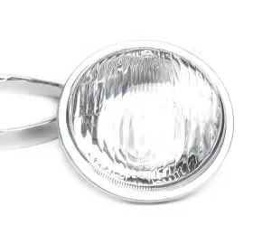 koplamp  vespa ø=115mm  vespa ss50 (v5ss1t), 50sr (v5ss2t), ss90 (v9ss1t), 90 racer (v9ss2t), pv125 (vma1t, vma2t), et3 vmb1t), super (vnc1t/vbc1t)   glas, incl . koplamp rand