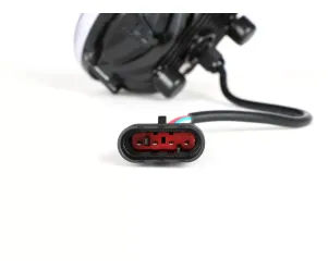 Koplamp incl. Montagering MOTO NOSTRA  LED HighPower Ø=120mm 12V DC (E9) Lambretta LI (Serie 1-2)
