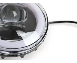 Koplamp incl. Montagering MOTO NOSTRA  LED HighPower Ø=120mm 12V DC (E9) Lambretta LI (Serie 1-2)