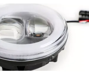 Koplamp incl. Montagering MOTO NOSTRA  LED HighPower Ø=120mm 12V DC (E9) Lambretta LI (Serie 1-2)