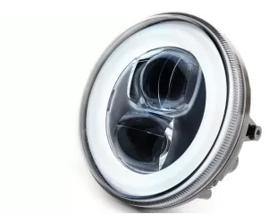 Koplamp incl. Montagering MOTO NOSTRA  LED HighPower Ø=120mm 12V DC (E9) Lambretta LI (Serie 1-2)
