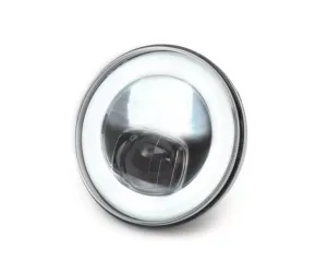Koplamp MOTO NOSTRA- LED HighPower Ø=120mm 12V DC e9 Gemarkeerd Voor de Ombouw Van e. G. Lambretta LI/TV (Serie 1-3