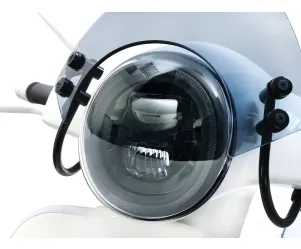 Koplamp MOTO NOSTRA LED HighPower GTS i.E. Super 125-300 (-2018 Past Oook op GT GTS, GTL) Zwarte Reflector
