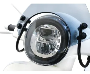Koplamp MOTO NOSTRA LED HighPower GTS i.E Super 125-300  (-2018 Past Ook op GT, GTS, GTL) Verchroomde Reflector