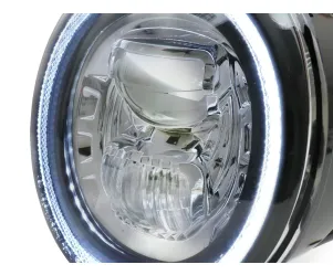 Koplamp MOTO NOSTRA LED HighPower GTS i.E Super 125-300  (-2018 Past Ook op GT, GTS, GTL) Verchroomde Reflector