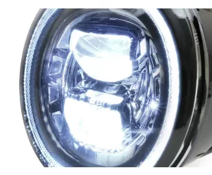 Koplamp MOTO NOSTRA LED HighPower GTS i.E Super 125-300  (-2018 Past Ook op GT, GTS, GTL) Verchroomde Reflector