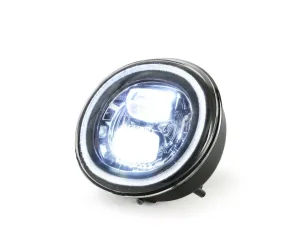Koplamp MOTO NOSTRA LED HighPower GTS i.E Super 125-300  (-2018 Past Ook op GT, GTS, GTL) Verchroomde Reflector