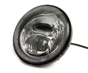 Koplamp Verchroomde Reflector MOTO NOSTRA LED HighPower 143mm (5 3/4") 12V DC Met E9 Keurmerk