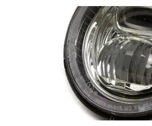 Koplamp Verchroomde Reflector MOTO NOSTRA LED HighPower 143mm (5 3/4") 12V DC Met E9 Keurmerk