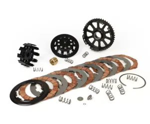 koppeling  BGM pro superstrong 6 plaat, 10 lente  lambretta li, li s, sx. tv (serie 2 3), dl/gp   46 tanden