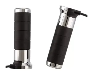 KOSO - Verwarmde Handvatten Universeel - Chroom/Aluminium