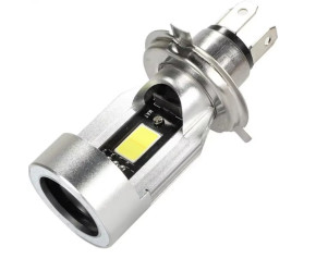 Led Ba20D Angeleye voor standaard koplamp - Rood (o.a. Piaggio Zip)