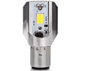 Led lamp Ba20D / H6 (Xenon look) - o.a. Piaggio Zip