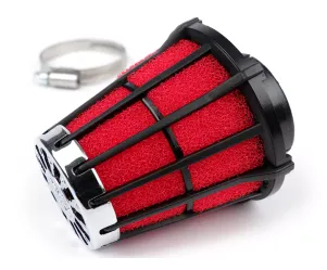 Luchtfilter  Malossi e5  0掳 cs=43mm Rood Zwart Mikuni