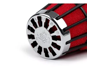 Luchtfilter  Malossi e5  0掳 cs=43mm Rood Zwart Mikuni