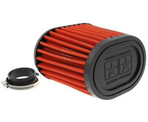 Luchtfilter Drag race - 44+49mm Aansluiting - Orange