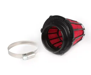 Luchtfilter Malossi e5 0掳 cs=50mm Rood Zwart vhst 26 28 Mikuni