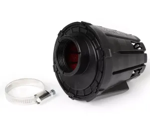 Luchtfilter Malossi e5  0掳 cs=35mm Rood Zwart, phva 12 Mikuni vm 19 22