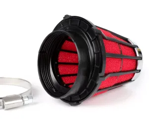 Luchtfilter Malossi E5  0 graden cs= 55mm Rood Zwart Mikuni