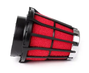 Luchtfilter Malossi E5  0 graden cs= 55mm Rood Zwart Mikuni