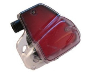 Luchtfilter - Transparant/Rood - Peugeot Scooters