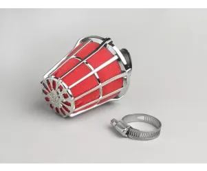 Luchtfilter  MALOSSI E5  30掳, CS= 28mm   Rood Chroom