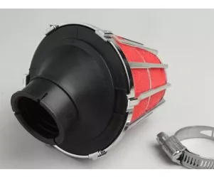 Luchtfilter  MALOSSI E5  30掳, CS= 28mm   Rood Chroom