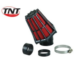 Luchtfilter R-Evo Tnt Ø28/35mm 45° Carbon/Rood