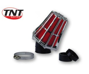 Luchtfilter Race Tnt Ø28/35mm Zwart/Blauw