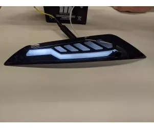 Alpha Matrix LED knipperlicht Zip voorkant (smoke / weglopend)