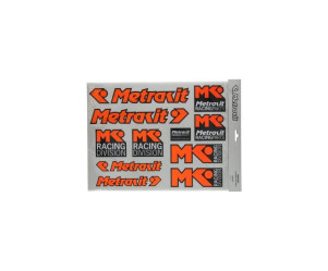 Metrakit stickerset - Fluor Geel