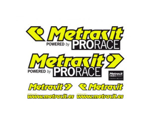 Metrakit stickerset - Fluor Geel
