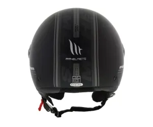  Scooterhelm MT Mat Zwart - model 'Street Entire'