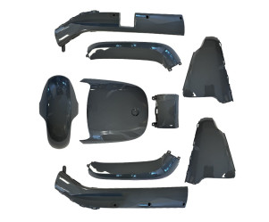 Kappenset voor Segway E110 / E125 - 9 delig - Dark Nardo