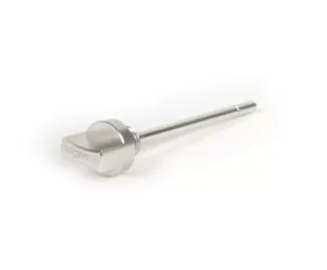olievuldop met peilstok  BGM pro, versnellingsbakolie  piaggio leader/quasar/hpe   vespa et4, lx, lxv, s, gt, gts, gtv, gtl 125 300cc   geanodiseerd zilver