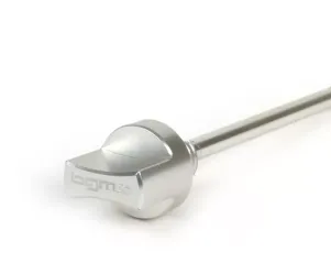 olievuldop met peilstok  BGM pro, versnellingsbakolie  piaggio leader/quasar/hpe   vespa et4, lx, lxv, s, gt, gts, gtv, gtl 125 300cc   geanodiseerd zilver