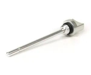 olievuldop met peilstok  BGM pro, versnellingsbakolie  piaggio leader/quasar/hpe   vespa et4, lx, lxv, s, gt, gts, gtv, gtl 125 300cc   geanodiseerd zilver