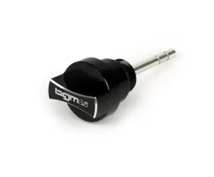Olievuldop Met Peilstok  BGM Pro Motorolie  Piaggio Leader Quasar Vspa et4125 300cc Zwart Geanodiseerd
