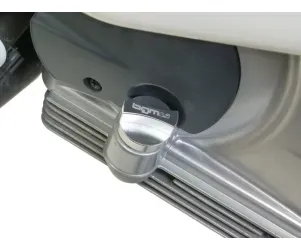 olievuldop met peilstok  BGM pro, motorolie  piaggio leader/quasar   vespa et4, lx, lxv, s, gt, gts, gtv, gtl 125 300cc   geanodiseerd zilver
