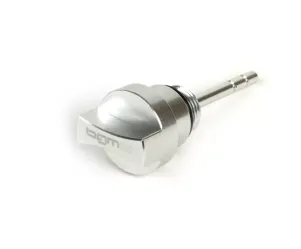 olievuldop met peilstok  BGM pro, motorolie  piaggio leader/quasar   vespa et4, lx, lxv, s, gt, gts, gtv, gtl 125 300cc   geanodiseerd zilver