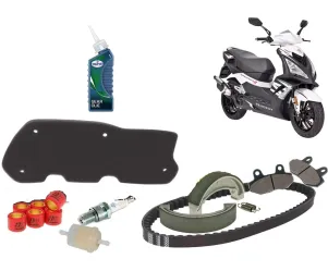 Groot Onderhoudspakket Peugeot Speedfight 3 (2-takt) - Brom (NGK BR7HS)