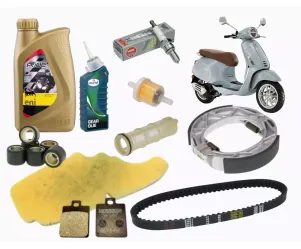 Groot Onderhoudspakket Vespa Sprint / Primavera iGet Euro4 en  Euro5 (v.a 2018)