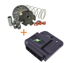 Opvoerpakket Zip / Vespa 4-takt 3V (ECU + Vario)