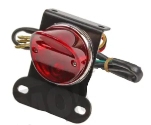 Achterlicht Uni Super Motard + WA ST Elec Bay15D 12V 18/5W G18 Kleine BOL T10 12V 10W	 